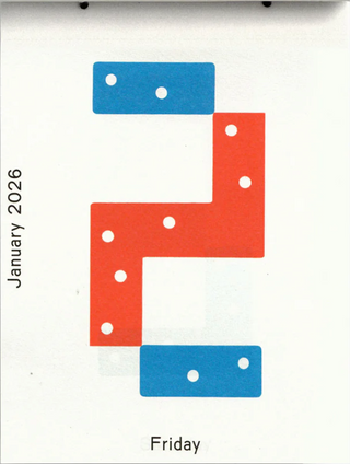 Karel Martens: Calendar 2026 / Every day is a new day Regular price}