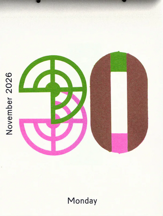 Karel Martens: Calendar 2026 / Every day is a new day Regular price}