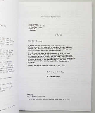 G.P.O. versus G.P-O: A Chronicle of Mail Art on Trial by Genesis P-Orridge}