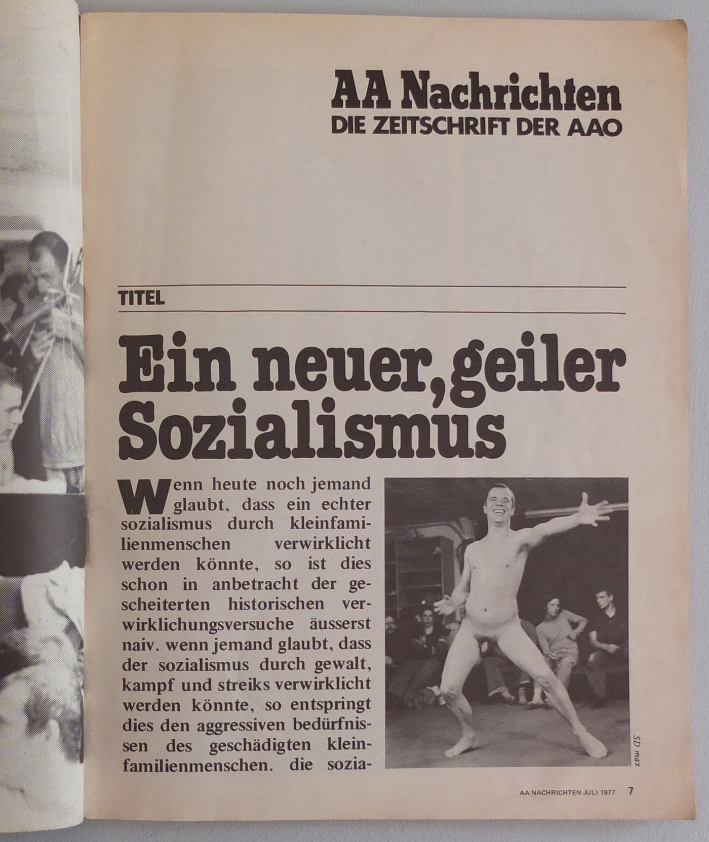 AA Kommune - AA Nachrichten, July 1977}