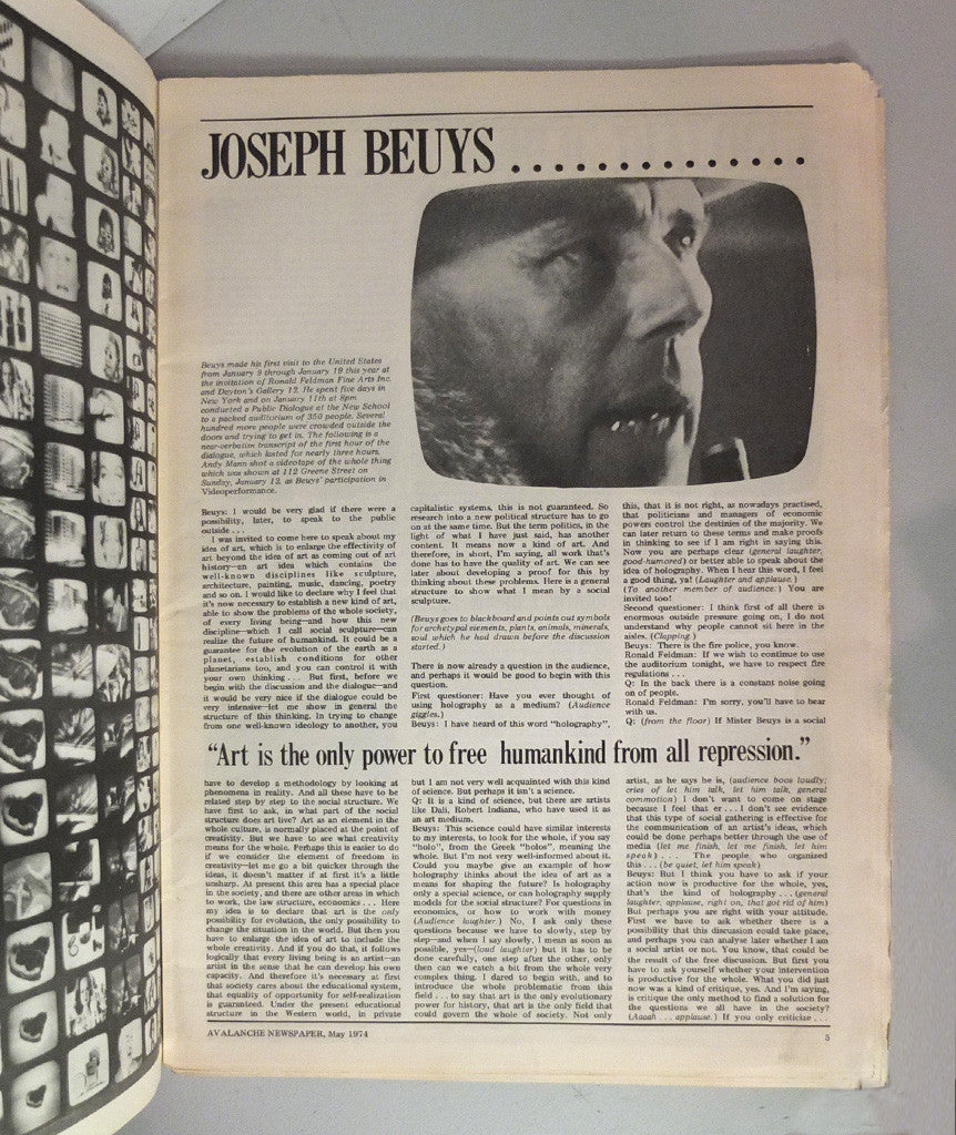 Avalanche Newspaper May/June 1974}