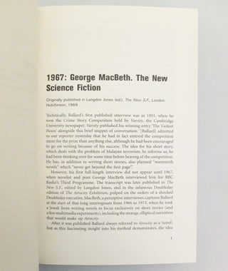 Extreme Metaphors: Interviews with J.G. Ballard 1967-2008}