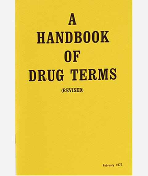 A Handbook Of Drug Terms