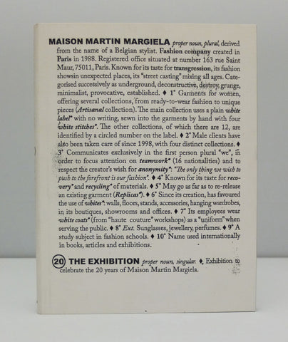 Donlon Books | The Exhibition by Maison Martin Margiela