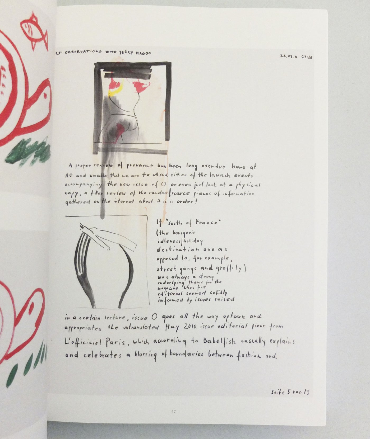 Michael Krebber: The Ridiculized Snails}