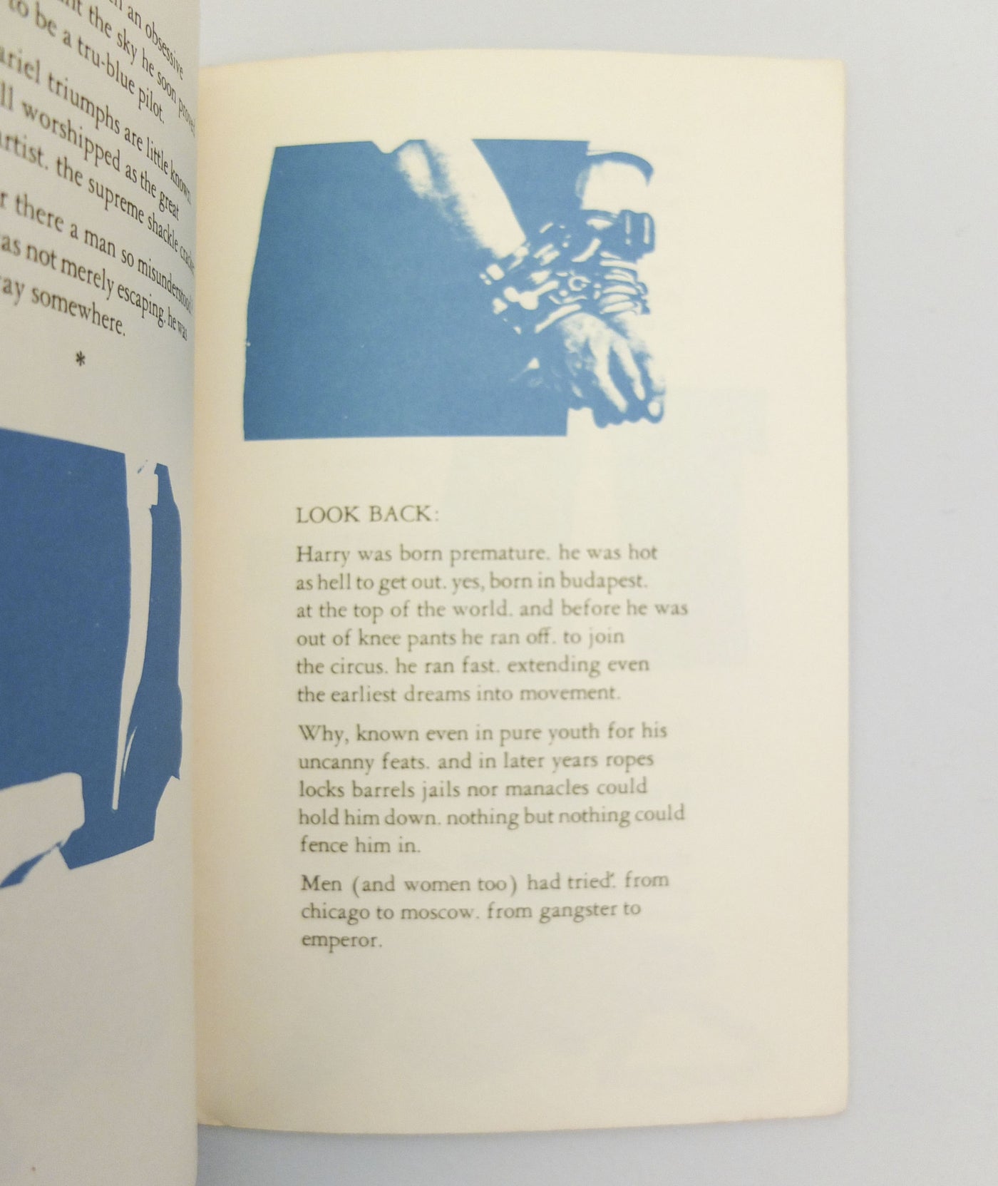 Ha Ha Houdini by Patti Smith}