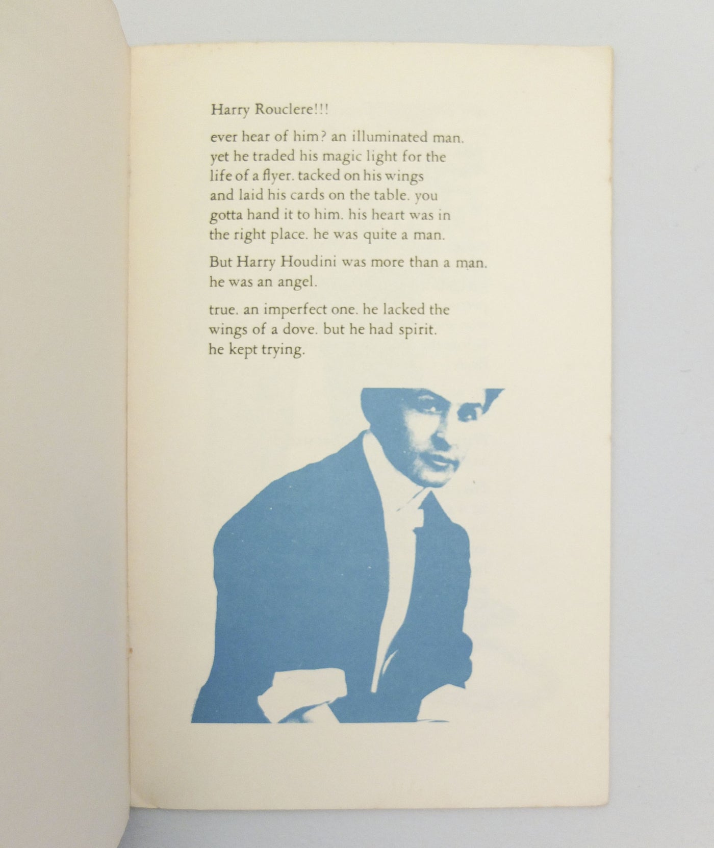 Ha Ha Houdini by Patti Smith}