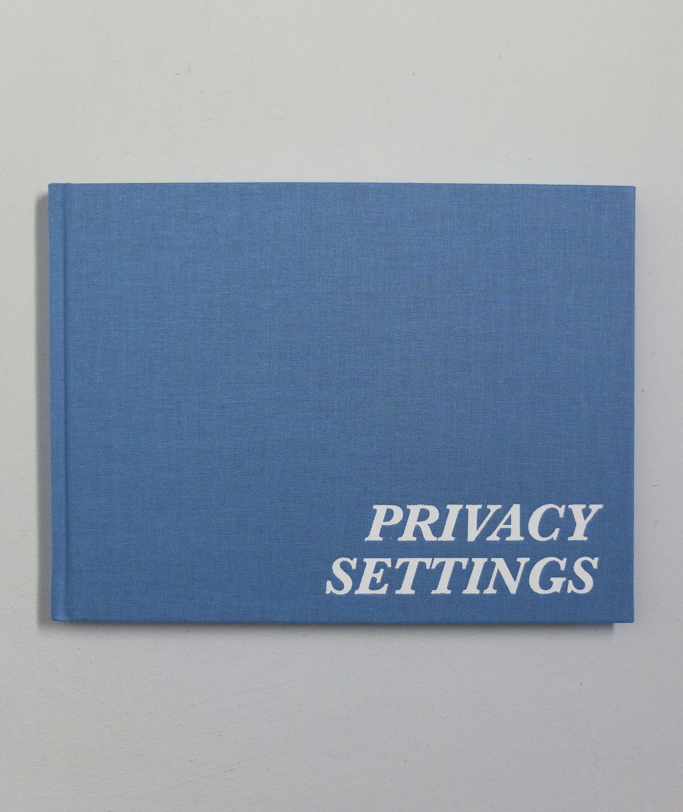 Privacy Settings by Erik van der Weijde}