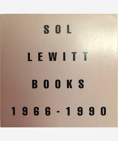 Sol LeWitt Books 1966 - 1990