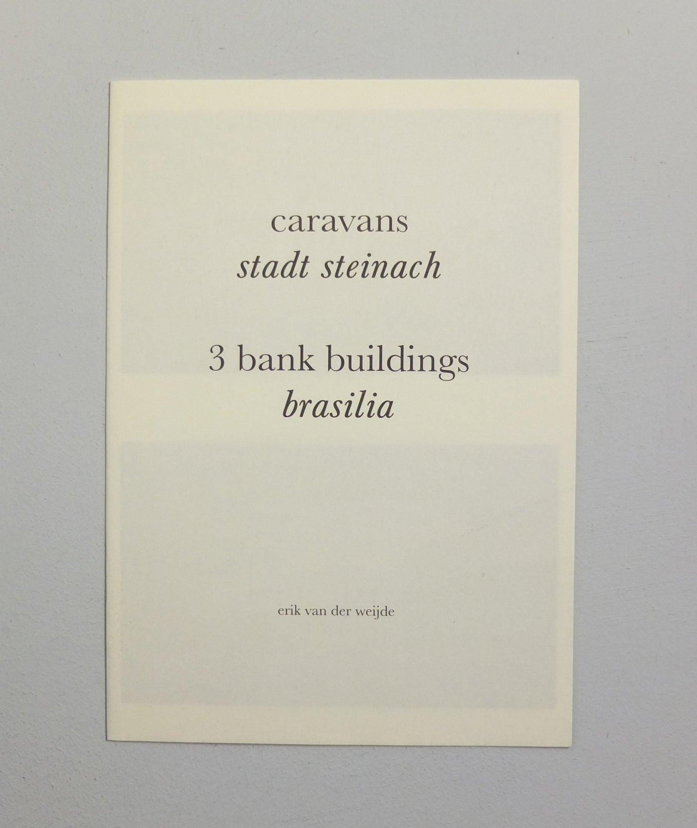 foto zine. nr.2 by Erik van der Weijde}