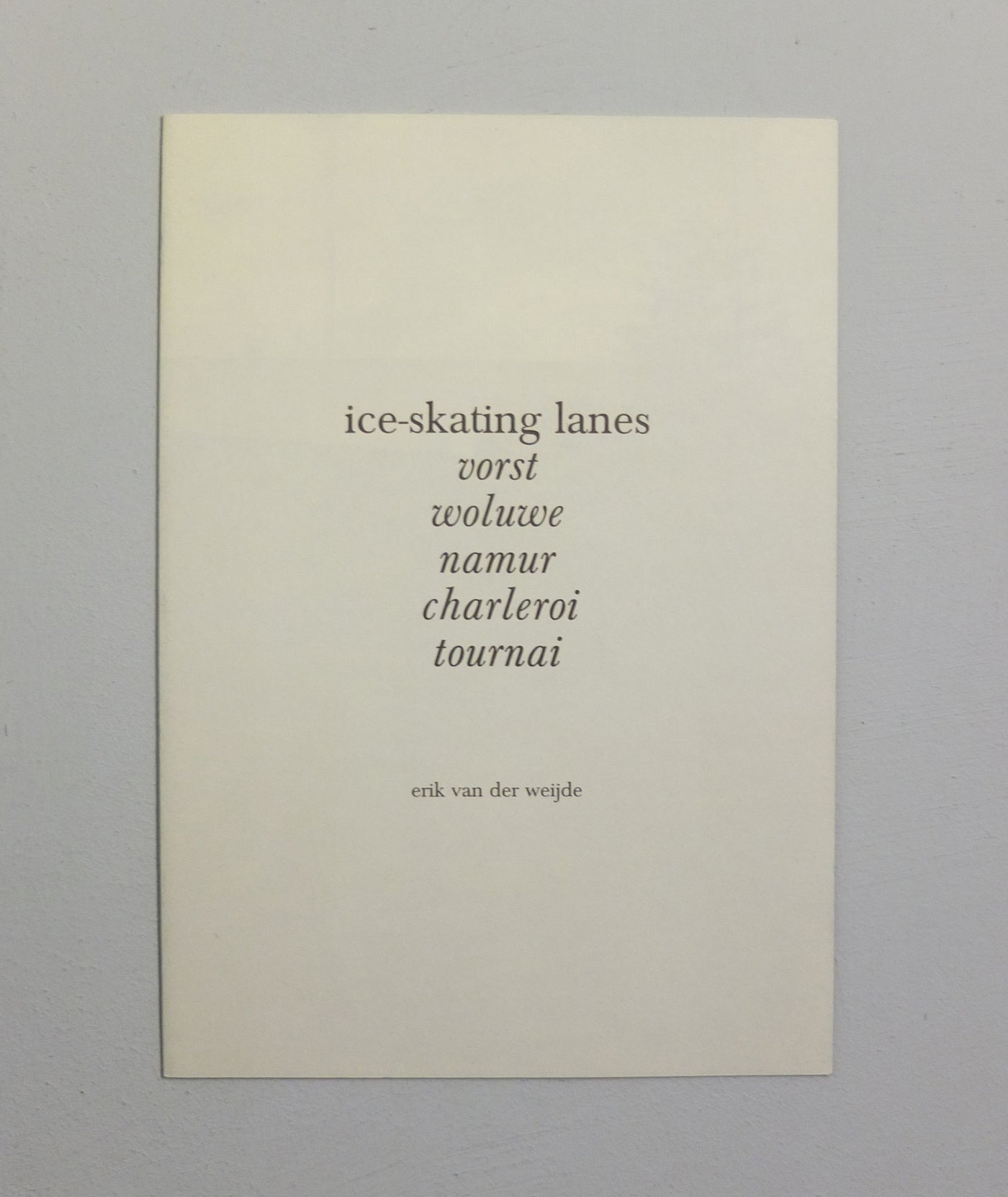 foto zine. nr.2 by Erik van der Weijde}