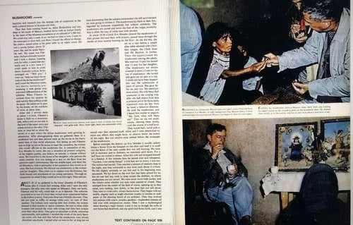 Life Magazine, 1957 - Gordon Wasson (Seeking the Magic Mushroom)}