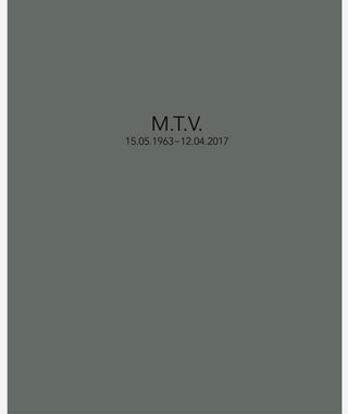Mika Vainio 'M.T.V. 15.05.1963 ~ 12.04.2017'}