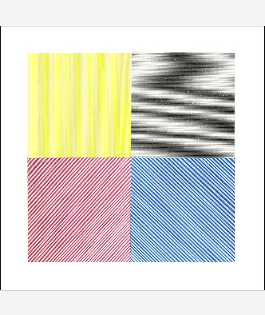 Four Basic Kinds of Lines & Colour by Sol Lewitt}