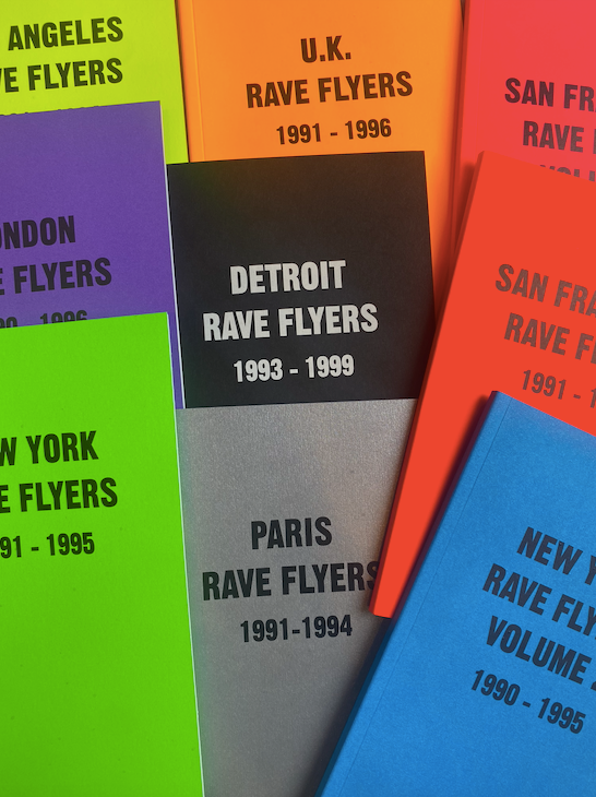 Street Rave Rflyers Donlon Books | Rave Flyers Complete Set of 9