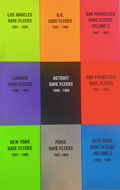 Book Rave Donlon Books | Rave Flyers Complete Set of 9