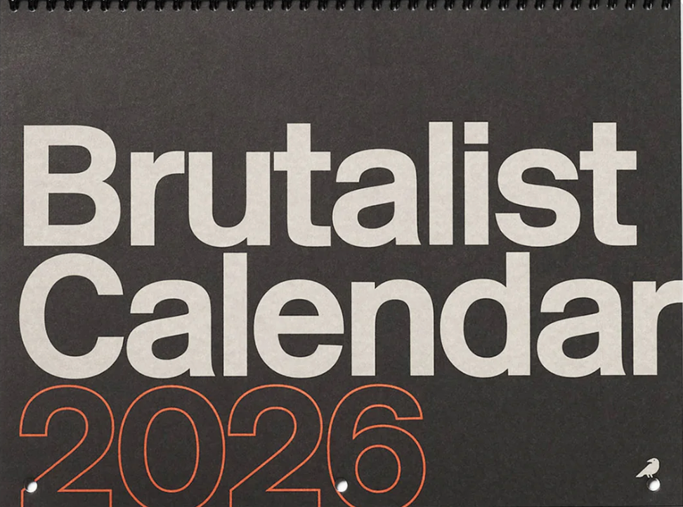 Brutalist Calendar 2026}