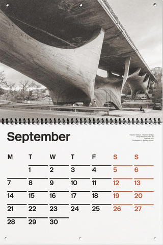 Brutalist Calendar 2026}