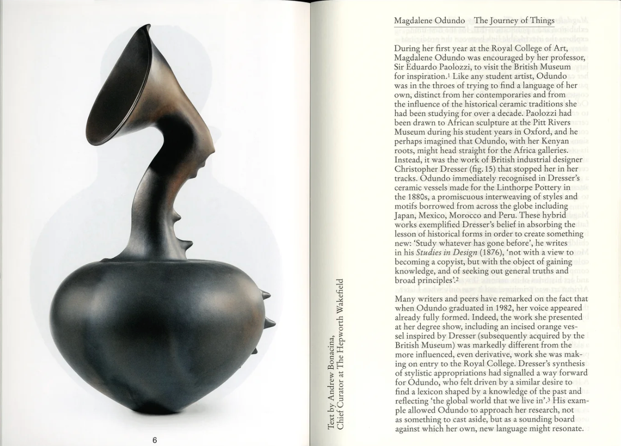 The Journey of Things by Magdalene Odundo (v.4)}