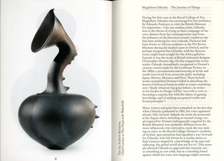 The Journey of Things by Magdalene Odundo (v.4)}