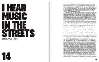 I Hear Music in the Streets: New York 1969–89}