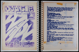 Under the Radar: Underground Zines and Self-publications 1965-1975}