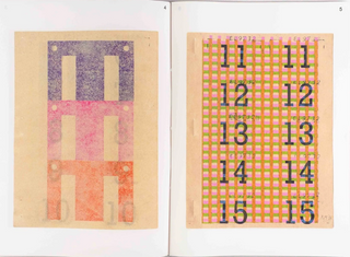 Cloakroom Tickets (1-250) by Karel Martens}
