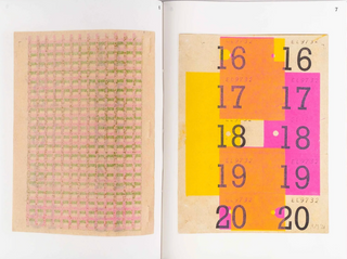 Cloakroom Tickets (1-250) by Karel Martens}