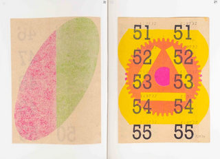 Cloakroom Tickets (1-250) by Karel Martens}
