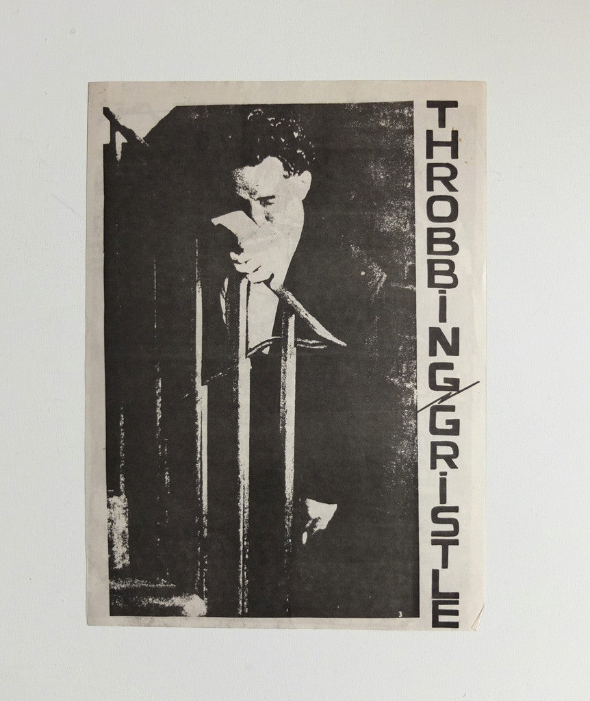 Throbbing Gristle at Sheffield University Union Bar poster, 1979}