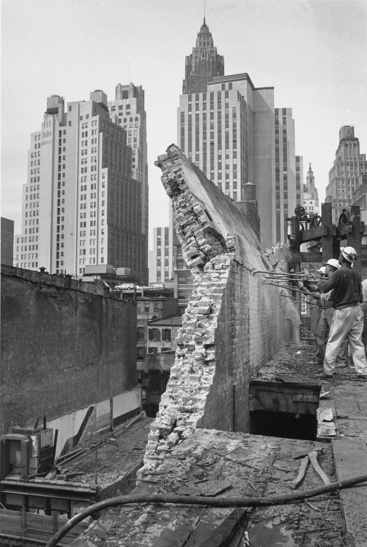The Destruction of Lower Manhattan by Danny Lyon}