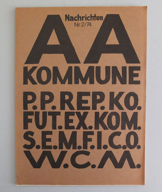 AA Kommune - AA Nachrichten, 2/74}