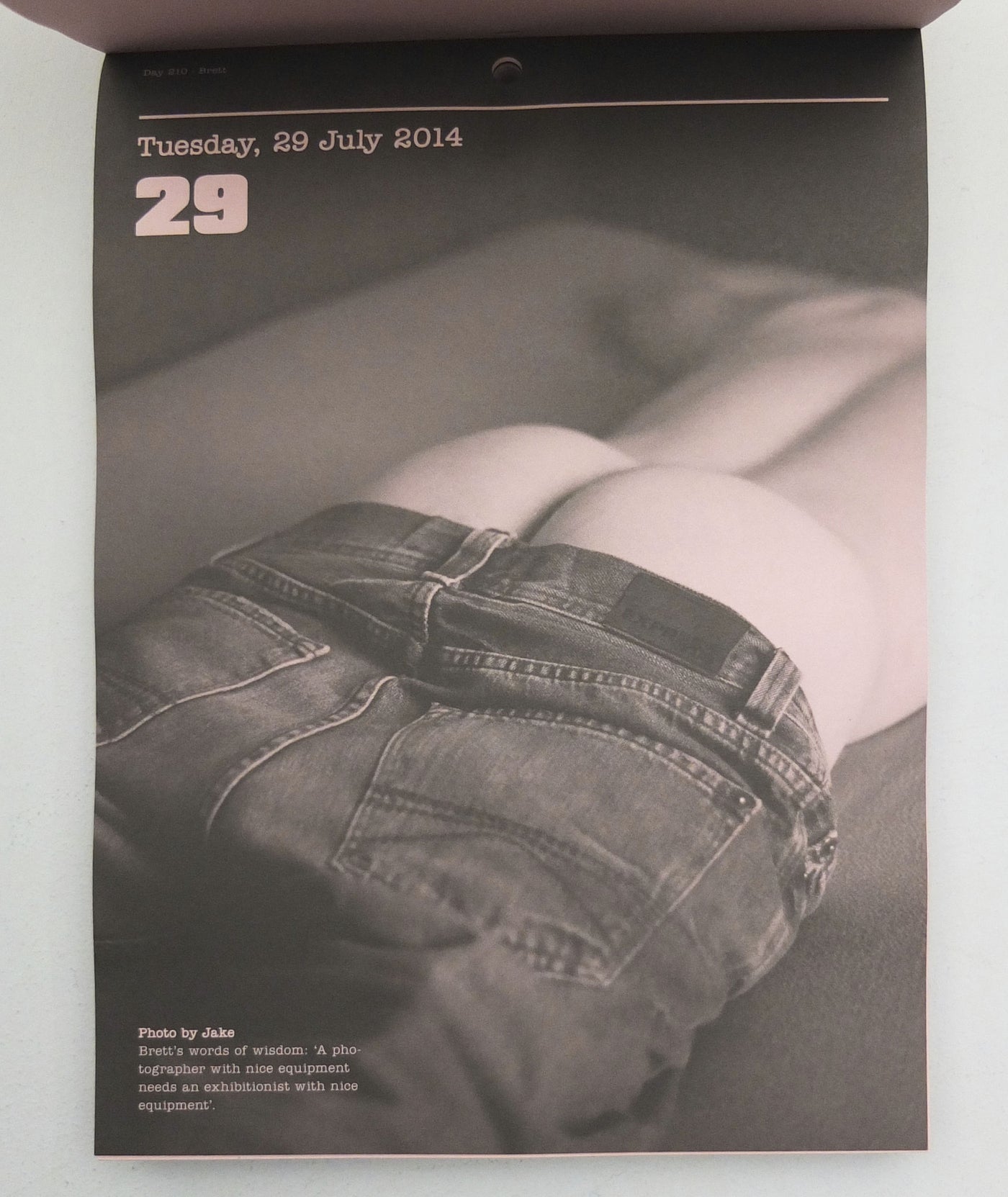Butt 2014 Calendar}