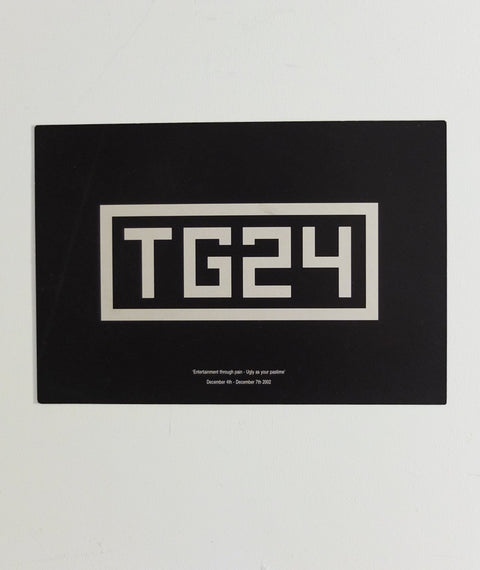 Throbbing Gristle TG24 flyer, 2002