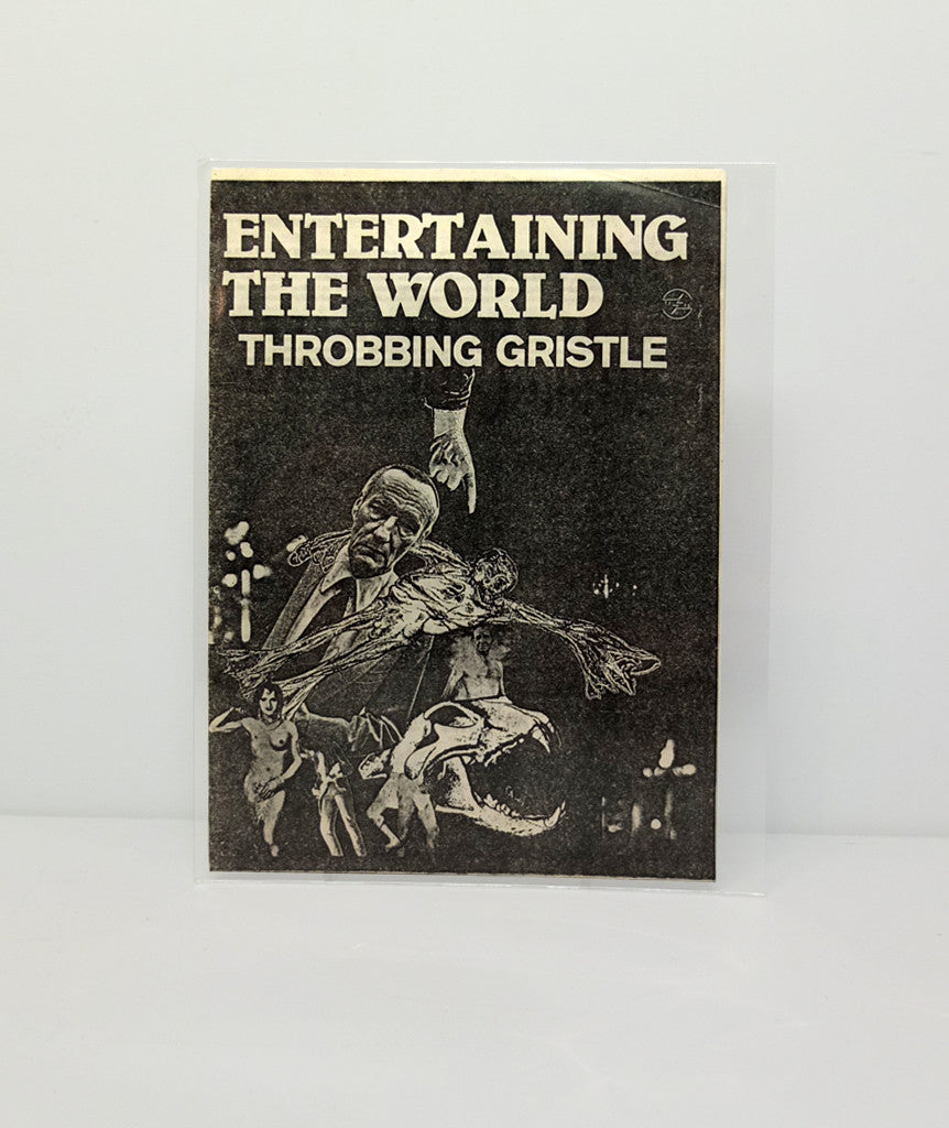 Throbbing Gristle: Entertaining the World flyer}