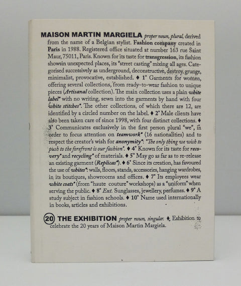 The Exhibition by Maison Martin Margiela