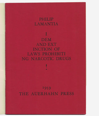 Narcotica by Philip Lamantia}