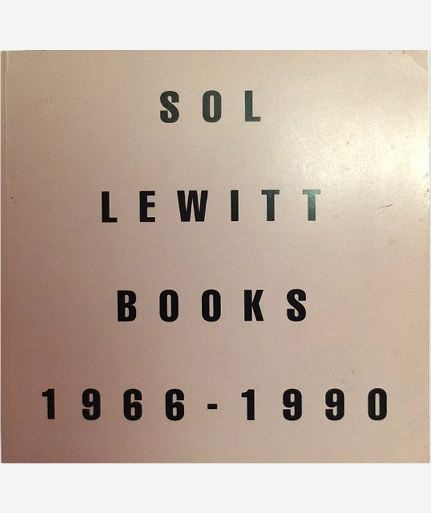 Sol LeWitt Books 1966 - 1990}