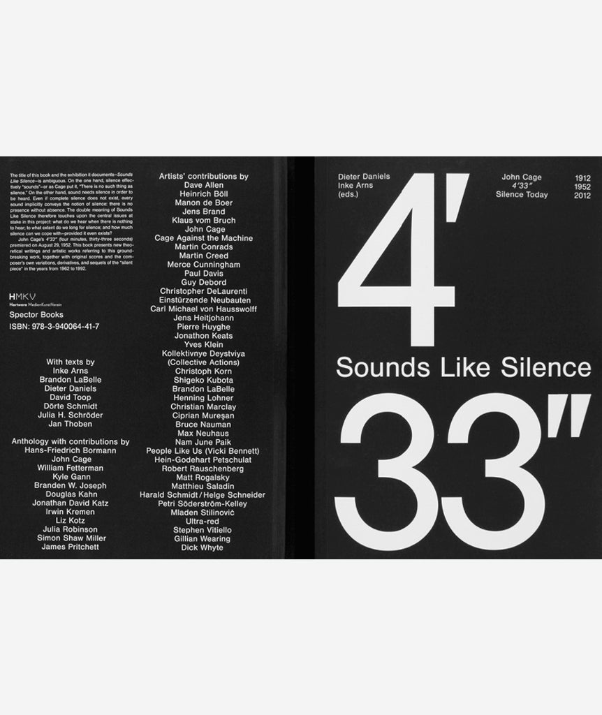 Sounds Like Silence : John Cage 4'33" - Silence Today}