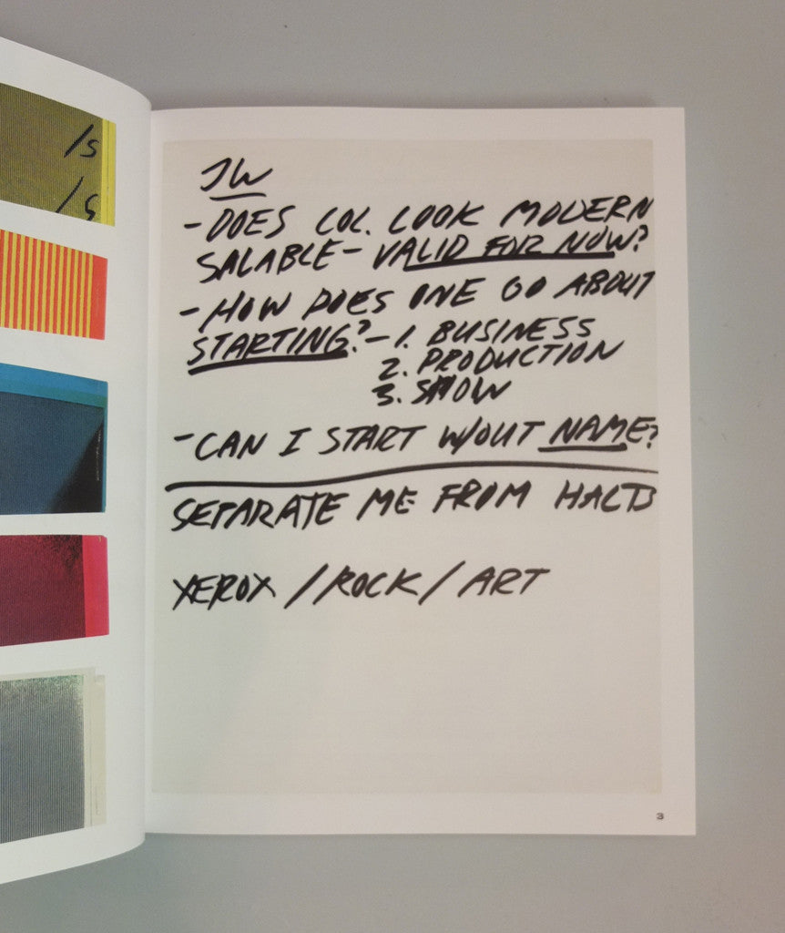 Stephen Sprouse: Xerox/Rock/Art - Drawings & Ephemera 1970s-1980's
