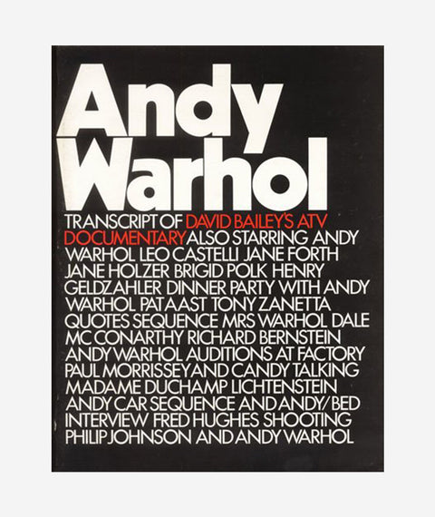 Andy Warhol: Transcript of David Bailey’s ATV Documentary