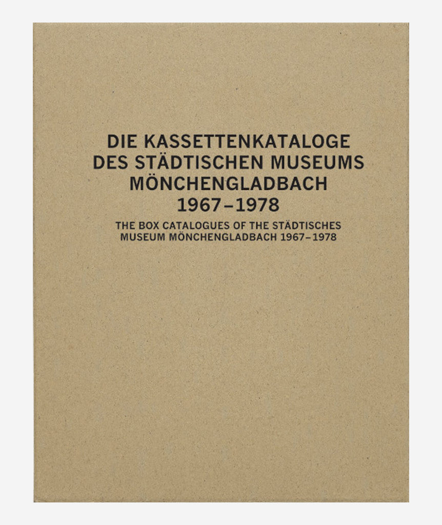 The Box Catalogues of the Städtisches Museum Mönchengladbach 1967-78}