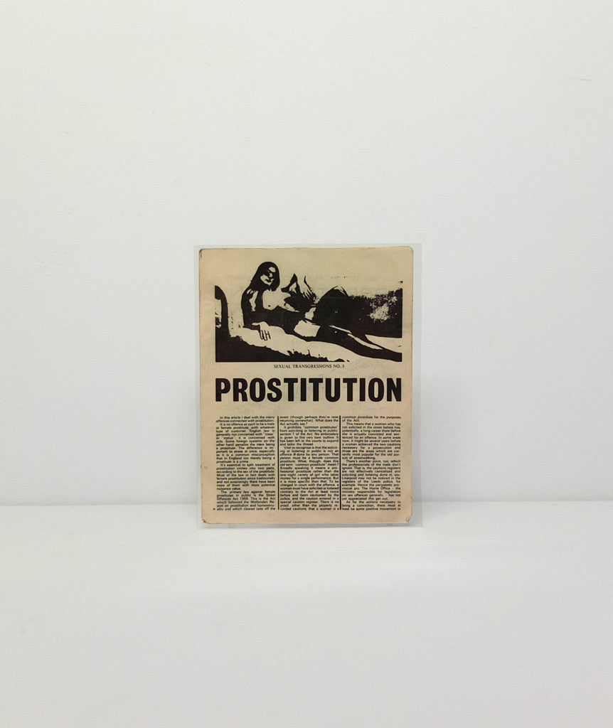 Prostitution – original flyer}
