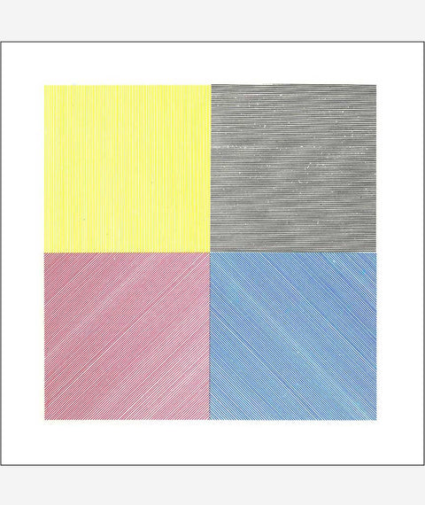 Four Basic Kinds of Lines & Colour by Sol Lewitt